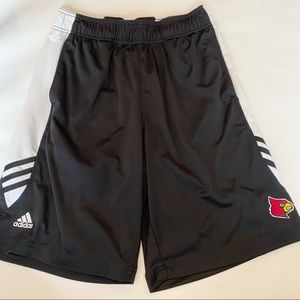 Mens Adidas Climalite university of Louisville Cardinals Cards shorts siz medium